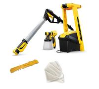 WAGNER Pistola a Spruzzo W 950 FLEXiO - Per vernici per pareti, smalti e velature - Ambiente Interno, resa 15 m²-5 min, capacità 800 ml, 630 W, tubo flessibile 3.5 m