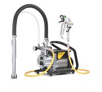WAGNER Pompa a membrana SuperFinish 21 Pro Airless HEA - dotata di tecnologia HEA, ideale per iniziare a lavorare con i sistemi Airless, Portata max. 2,1 l/min, Tubo HD DN6, 15 m