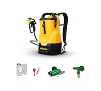 WAGNER Spruzzatore di vernice senza fili Control Pro 300 Move 18V Kit - Libero e flessibile: come un comodo zaino, situato a terra o portato con la maniglia * in atteria e caricatore*