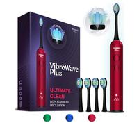 Wagner Stern VibroWave Plus Oscillation & Vibration Sonic Spazzolino Elettrico con 4 Testine Spazzolino da denti Impermeabile IPX7