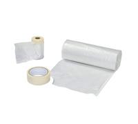 WAGNER Universal Extra Set di copertura incl. foglio di copertura 4 x 6 m, foglio di copertura con nastro adesivo 20 m x 0,55 m, nastro da pittore 20 m x 36 mm