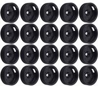 Wagner vas167 Quick Click Basic da incollare ø 20 mm, altezza 6 mm, in plastica, colore: nero, contenuto: 20 pezzi