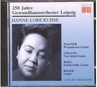 Wagner - Wesendonck / Straus - Vier Letzte Lieder (Hanne-Lore Kuhse) CD
