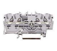 WAGO 2000-1401 Morsetto passante 3.50 mm A molla Attribuzione: L Grigio 1 pz.