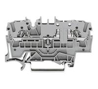 WAGO 2002-1661 Morsetto base 5.20 mm A molla Attribuzione: L Grigio 1 pz.