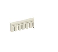 Wago 2002-410 10 Way 25A Isolato a Pressione Jumper BAR per 2002 Serie Grigio