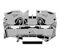 WAGO 2010-1201 Morsetto passante 10 mm A molla Attribuzione: L Grigio 1 pz.