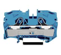 WAGO 2010-1204 Morsetto passante 10 mm A molla Attribuzione: N Blu 1 pz.