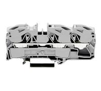 WAGO 2016-1301 Morsetto passante 12 mm A molla Attribuzione: L Grigio 1 pz.