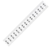 WAGO 211-835 Sistema per marcatura cavi Superficie stampabile: 25 x 10 mm Bia