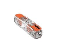 Wago 221-2411 - Connettore passante con leva per tutti i tipi di conduttori, max. 4 mm² (40 pezzi)