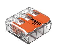 Wago 221-413 (Conf. 50 pz) - Morsetto di giunzione con leve