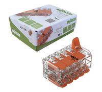 WAGO 221-420 Morsetto Collegamento 10 Vene Trasparente Selezione: 1 - 15 Pezzo