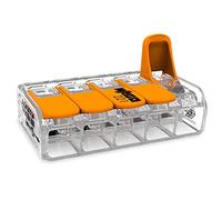 WAGO 221-615 - Connettore di giunzione, 6 mm², 5 fili
