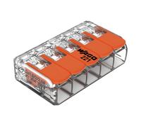 WAGO 221-615 - Connettore di giunzione, 6 mm², 5 fili