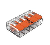 WAGO 221-615 - Dadi a leva, 5 conduttori, connettori compatti per 10 AWG (confezione da 25)