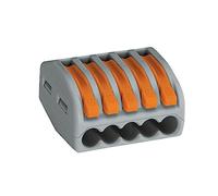 20 X WAGO 222 - 415 Classic Morsetti di collegamento - con leva di comando - 5 moduli - Leva morsetto - dose morsetto