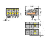 WAGO 231-120/008-000 Supporto Femmina A Scatto 20P Passo 5Mm0