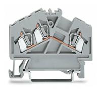 WAGO 280-641 Morsetto passante 5 mm A molla Attribuzione: L Grigio 100 pz.