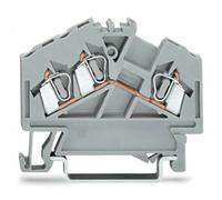 WAGO 280-641 Morsetto passante 5 mm A molla Attribuzione: L Grigio 100 pz.