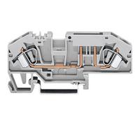 WAGO 282-696 Morsetto portafusibili Grigio 1 pz.