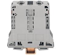 WAGO 285-195 Morsetto passante 25 mm A molla Attribuzione: L Grigio 1 pz.