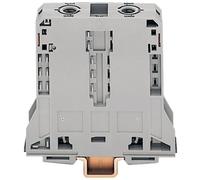 WAGO 285-195 Morsetto passante 25 mm A molla Attribuzione: L Grigio 1 pz.