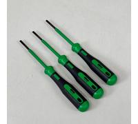 WAGO (3 PACCO) Utensile Operativo Cacciavite 175Mm Verde/Nero 210-720