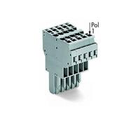 WAGO 769-128 2-conductor Connettore Femmina Codable 8-pole Grigio