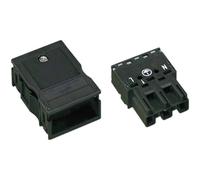 WAGO 770-113/K010-165 - Connettore di rete WINSTA MIDI, numero di poli totali: 2 + PE 25A Schw