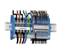 WAGO 821-104 Morsettiera di distribuzione Grigio, Blu, Verde, Giallo 1 KIT