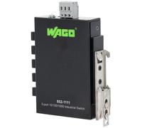 WAGO 852-1111 5-Port Nero Non Gestito DIN-35 Ferroviario Industrial-Eco-Switch