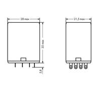 WAGO 858-150 Relè ad innesto 24 V/DC 5 A 4 scambi 1 pz.