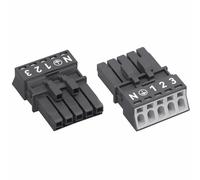 WAGO 890-205 Connettore di alimentazione WINSTA MINI Presa dritta Tot poli: 4 +