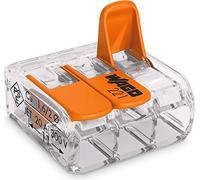 Wago, confezione da 10 morsetti con leva di azionamento da 0,2 a 4 mm², 221-413