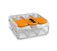 Wago leva morsetto di collegamento 3 X 0,2 - 4 mm², confezione da 10 pezzi, blv221413