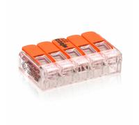 WAGO Morsetto Collegamento 5-Leiter-Klemme Terminal Lattine 250 Pezzo