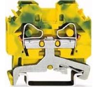 Wago, Morsetto per conduttore di terra per 2 conduttori, adatto per applicazioni Ex-e-II, 6 mm², 282-107