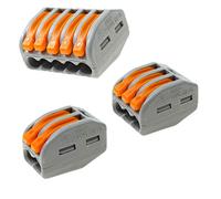 Wago S222 Blibox S222 - Confezione di 30 morsetti con connessione automatica con ingresso 2, 3 e 5