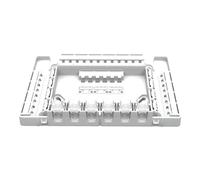 WAGO scatola di connessione per lo strato delle linee del circuito di riscaldamento distributore del ramo serie 221 max. 4 mm2 terminali, terminali senza collegamento (1 pezzo)