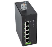 WAGO Switch ECO industriale 852-1411/000-001 | con 5 porte ETHERNET 10/100/1000 Mbit/s autonegotiazione e LED diagnostici sul davanti, supporta fino a 8000 indirizzi MAC assoluti