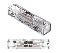 WAGO Terminale 2773-2401 Morsetti 2 Scala Morsetto Durchgangsverbinder