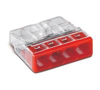 WAGO, Terminale a inserimento diretto per cavi rigidi da 0,5-2,5 mm², Tensione 450 V, Corrente 24 A, Lunghezza di spelatura 11 mm, Confezione da 10, Serie 2273