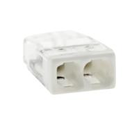 Wago, Terminale a inserimento diretto serie 2273, confezione da 10, 4 ingressi, compatibile con cavi rigidi da 0,5-2,5 mm², tensione 450 V, corrente 24 A, lunghezza di spelatura 11 mm