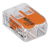 WAGO Terminali di collegamento 221-612 | 2 poli, fino a 6 mm², connettori per cavi COMPACT con leva per tutti i tipi di conduttori in tutto il mondo, sicurezza delle applicazioni confermata, 10 pezzi