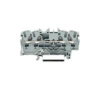 WAGO TOPJOB S 2002-1401 - Morsetto passante a 4 conduttori, 2,5 mm, colore: Grigio