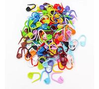 Wagoodter 300 pezzi di marcatori di punti, marcatori di punti multicolore, punto di chiusura con scatola di immagazzinamento, per lavori a maglia, fai da te, uncinetto (15Farben/300Stück)