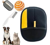 Wagwise Handschuhe, FellMagnet Handschuh - Tierhaarentferner, Fellhandschuhe Hund, Fellhandschuhe Fingerlos Katze, guanti statici per rimozione di vestiti, divani, tappeti (1 pz)