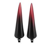 WAHEWUD 2 Pezzi Forcine per Capelli Corna, Fermagli per Capelli Corna da Diavolo, Comodi da Indossare, Aspetto Realistico, Fermagli per Capelli da Diavolo Regolabili, Adatto per (rossa)