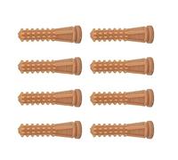 WAHEWUD 50 Pezzi 93x25mm Spiumatura, Dita Spiumatrice per Pollo Bastoncini Durevoli Morbidi in Gomma per Depilazione per Parti di Macchine Spiumatrice Automatica (Rosa giallastro)